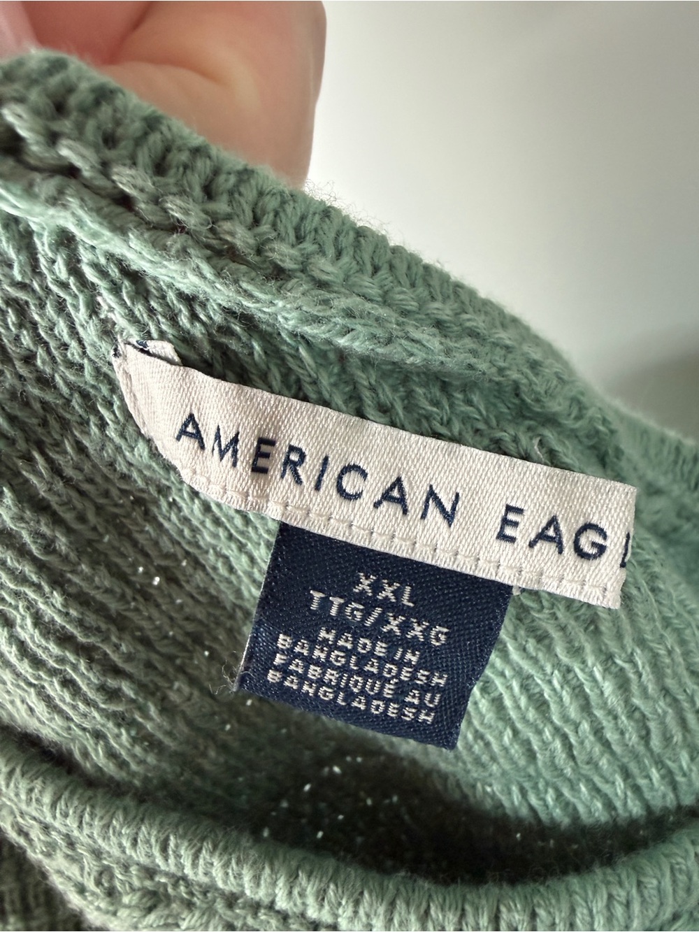 NWOT American Eagle One Shoulder Sweater Tank Cropped XXL - Picture 2 of 5